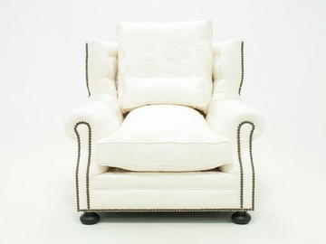 DORIAN ORIGINS - Bergere tufted fabric armchair with armrests by Crearte Collections - view 2